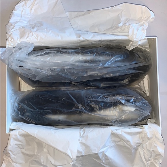 Celine Phoebe Leather Peep Toe Flats- Nappa BLK - Picture 2 of 8